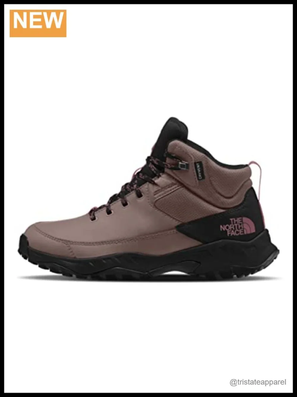 Women's Waterproof Hiking Boots Lace-Up Ankle Leather Winter